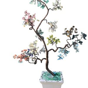 I sell authentic nature crystals with chakra accents